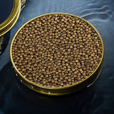 Italtouch selects only the top caviar, and Kaluga Queen caviars have secured their place as a sought-after choice. This caviar boasts a delectable, sweet, and indulgent nutty flavor. The generously sized grayish-yellow grains add to its allure
