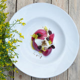 Red Onions with blackberries