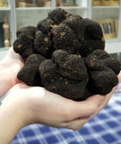 Truffle, Fresh Black Uncinatum Truffle, italtouch, trufflemandubai, gourmet, gourmetdubai, Fresh truffle, gourmet delivery. Black Uncinatum Truffle: The exterior of the Black Uncinatum Truffle is dark and rough, resembling a small, knobby lump of coal. When cut open, the flesh reveals a marbled interior with shades of light to dark brown, crisscrossed by white veins.