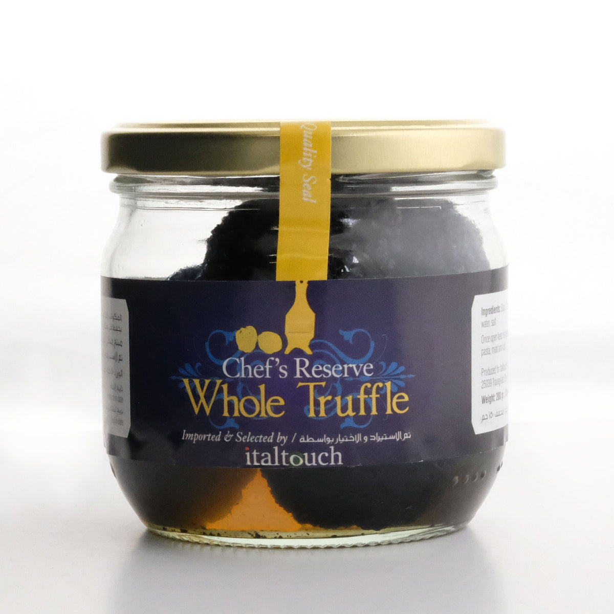 Whole truffles in jar Truffleman Dubai