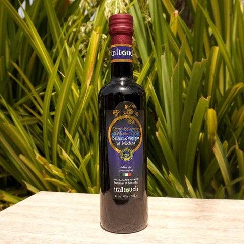 This Aceto balsamic vinegar is a dark, concentrated and intensely flavored vinegar, made from high quality grapes. Whether you're drizzling it over a crisp salad, succulent roasted vegetables, tender fish, savory meats, or even decadent desserts like fruit or gelato, this balsamic vinegar adds a touch of luxury to every bite.