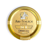 Discover Caviar 24K by Ars Italica—one of the world’s rarest caviars, crafted from albino sterlet sturgeon. Renowned for its golden appearance and subtle nutty flavor, this exclusive caviar contains no actual gold, only naturally light-colored roe. Prized for its rarity, luxury, and refined taste, Caviar 24K is ideal for connoisseurs seeking a unique gourmet experience.