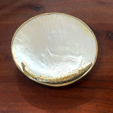 Handcrafted mother-of-pearl caviar dish