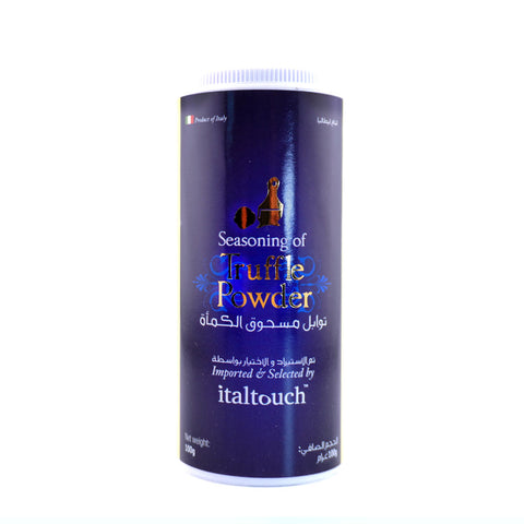 Italtouch Truffle Powder: Premium seasoning with real summer truffles, adding rich, earthy flavour to pasta, sauces, and gourmet dishes.