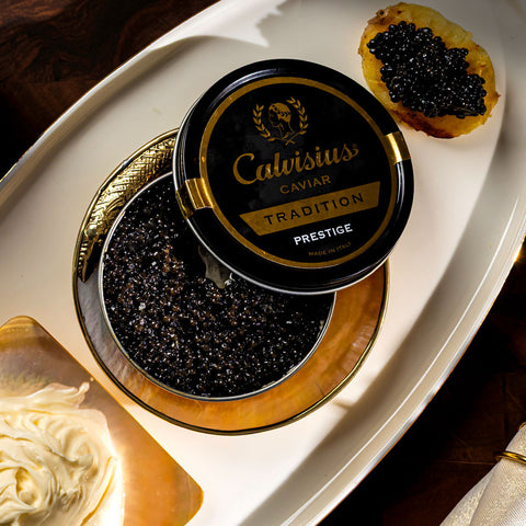 Tradition Prestige Caviar: Festive Gift: Up to 20% Free Caviar