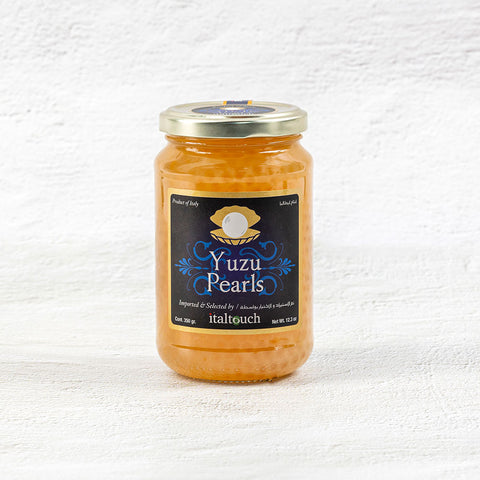 Discover our exclusive yuzu balsamic pearls — delicate citrus bursts that add a vibrant twist to salads, seafood, and gourmet creations. Perfect for chefs and home cooks wanting to impress with modern Italian-inspired flavors.