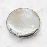 Handcrafted mother-of-pearl caviar dish