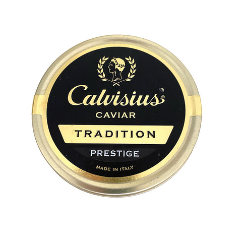 Experience the luxury of Tradition Prestige Caviar, sourced from sustainably farmed White Sturgeon in Italy. Large, silky eggs with a creamy, buttery flavor. Perfect for gourmet dishes at home. Order now for an indulgent culinary experience.